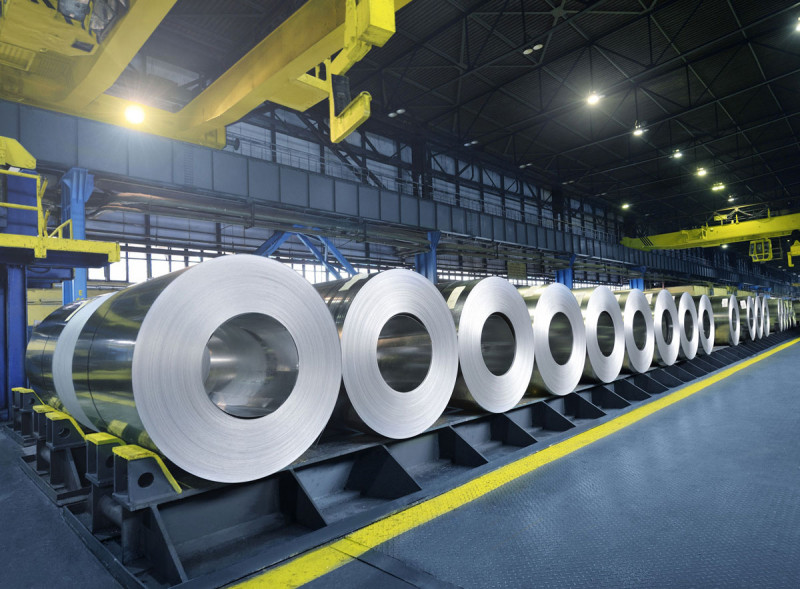 Galvanised steel production at Kandil Steel
